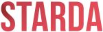 STARDA logo in bold red capital letters on a pure white background.
